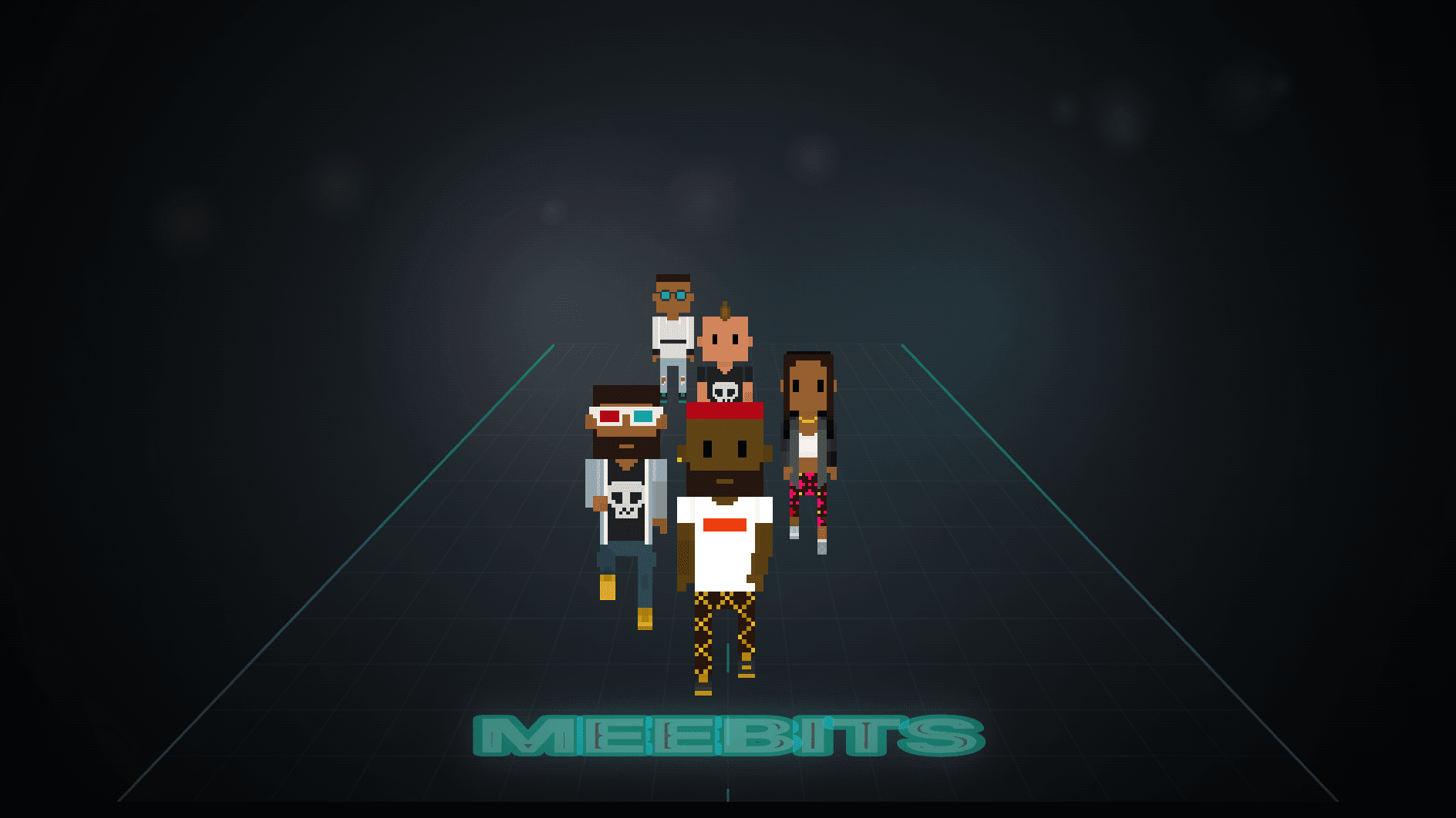 Meebits Runway first view